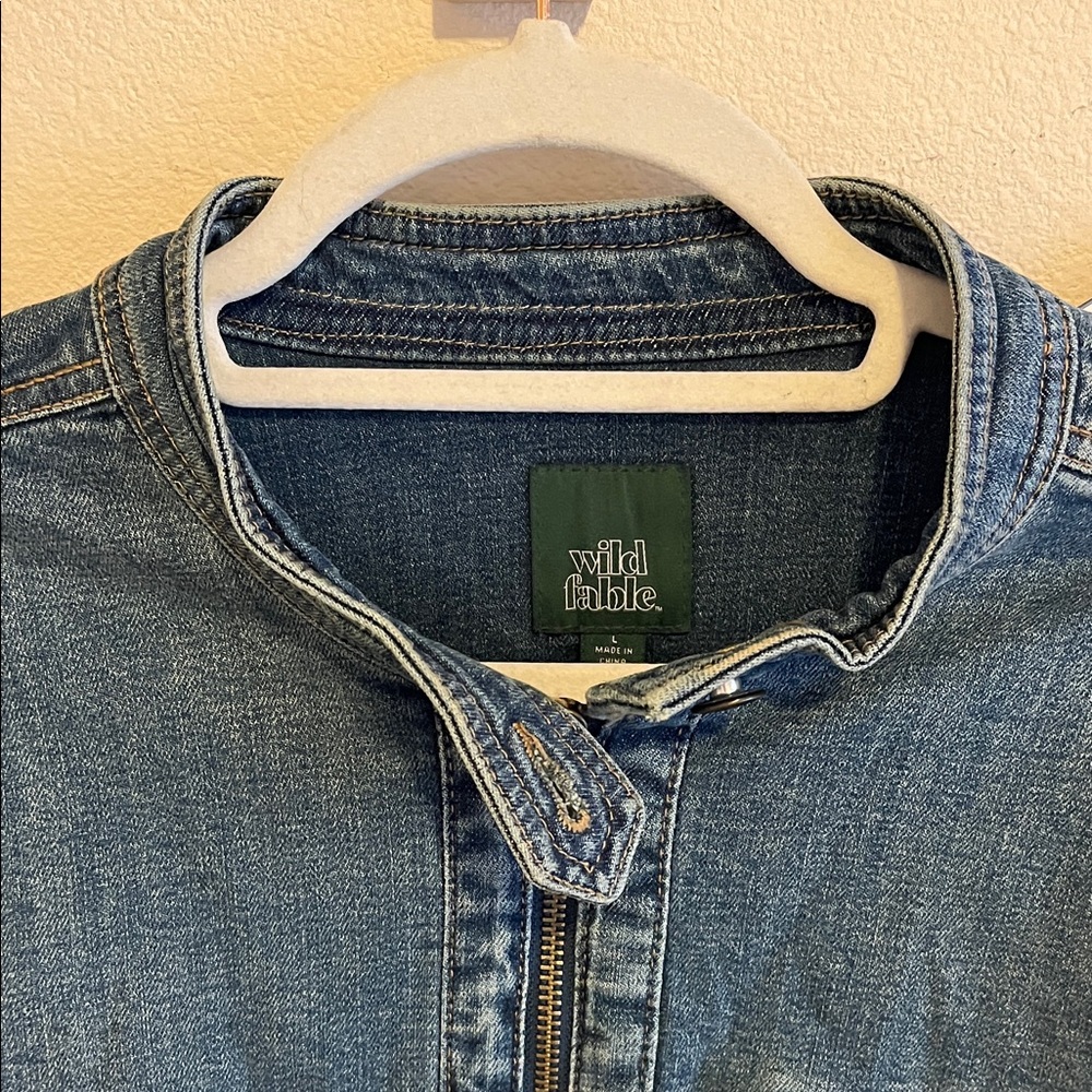 Wild Fable Dark Blue Jean Jacket - Picture 2 of 7
